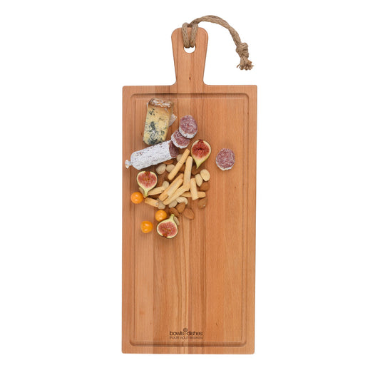 Puur Hout Beuken Steakplank 59x24 cm - Duurzame Houten Serveerplank voor Steaks en BBQ