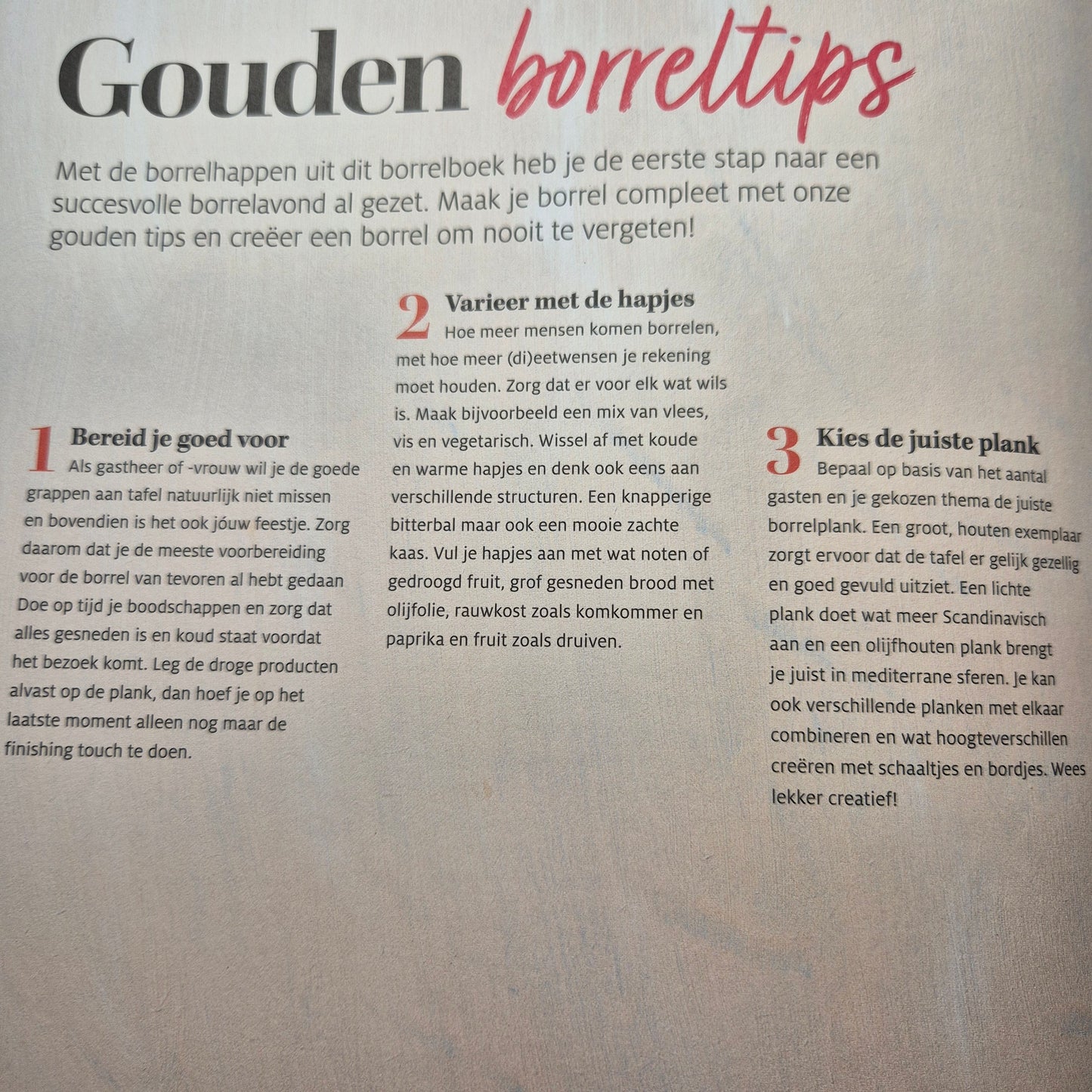 Borrelen van de plank - Boek