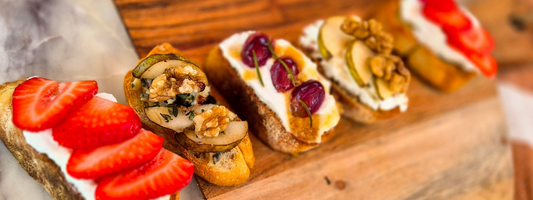 Bruschetta voor de borrelplank:  meer dan 25 heerlijke variaties om te proberen
