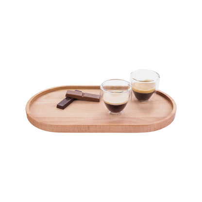 Puur Hout | Beuken Serveertray ovaal - L 32 x 17 cm