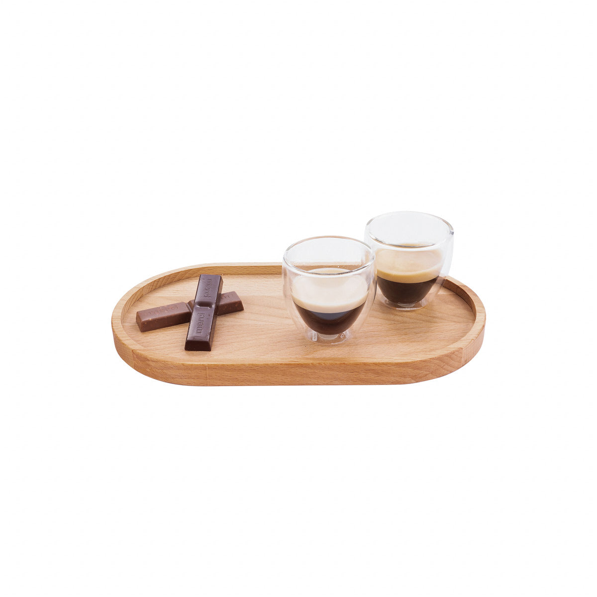 Puur Hout | Beuken Serveertray ovaal M - 27 x 14,5 cm