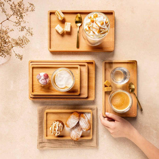 Puur Hout | Beuken Serveertray rechthoekig M - 24 x 14,5 cm