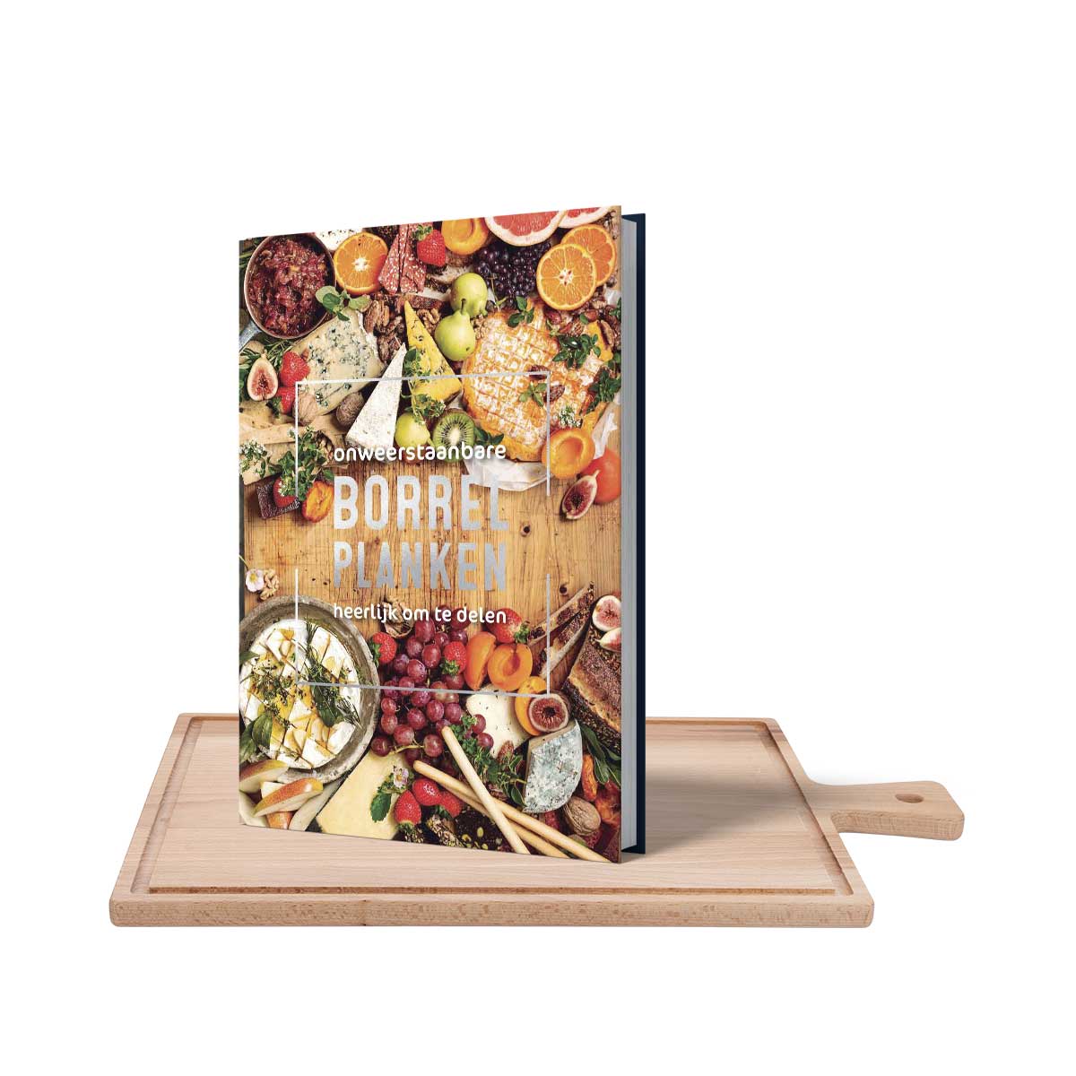 Set Puur Hout Steakplank + Borrelplanken ( Borrelplank + Boek )