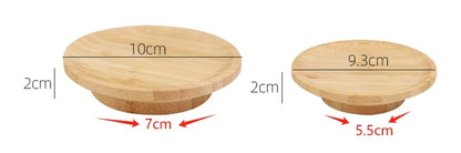 Mini borrelplank voor witte en rode wijn glazen - Set van 2 stuks