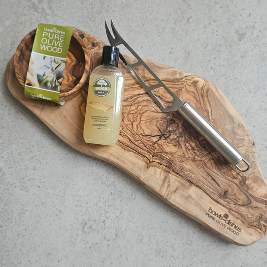 Giftset "Olijfhout Elegantie"